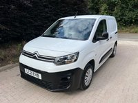 USED 2021 21 CITROEN BERLINGO 1.5 BlueHDi 650 Enterprise M Panel Van 5dr Diesel Manual SWB Euro 6 (s/s) (75 ps) SAVE 20%, A/C, CAR PLAY, PLY LINING