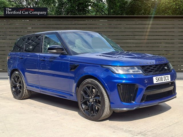 View our Land Rover Range Rover Sport 5.0 P575 V8 SVR SUV 5dr Petrol Auto 4WD Euro 6 (s/s) (575 ps)