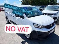 USED 2022 22 PEUGEOT PARTNER 1.5 BlueHDi 850 Professional Premium + Long Crew Van LWB Euro 6 (s/s) 6dr NO VAT 3 X SERVICES