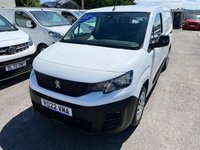 USED 2022 22 PEUGEOT PARTNER 1.5 BlueHDi 850 Professional Premium + Long Crew Van LWB Euro 6 (s/s) 6dr NO VAT 3 X SERVICES