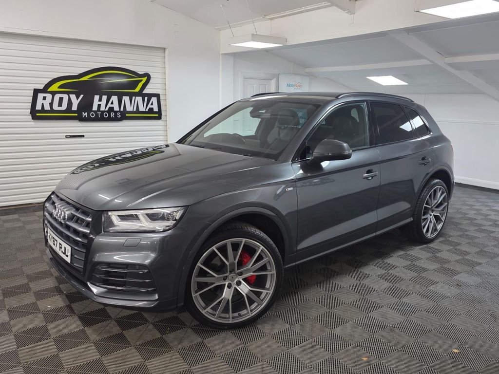 USED 2017 67 AUDI Q5 2.0 TDI S line SUV 5dr Diesel S Tronic quattro Euro 6 (s/s) (190 ps) Bluetooth - SatNav - Sensors!