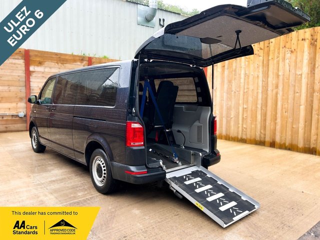 View our Volkswagen Transporter L2 LWB 4 Seat Auto Wheelchair Accessible Disabled Access Vehicle WAV