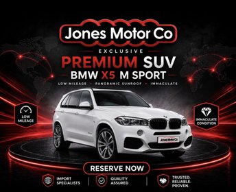 2017 BMW X5 3.0 30d M Sport SUV 5dr Diesel Auto xDrive Euro 6 (s/s) (258 ps) &pound;27495.00