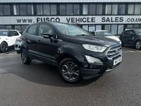 USED 2018 FORD ECOSPORT 1.0T EcoBoost GPF Zetec SUV 5dr Petrol Manual Euro 6 (s/s) (125 ps) GOOD SERVICE HISTORY, APPLE CARPLAY, ANDROID AUTO