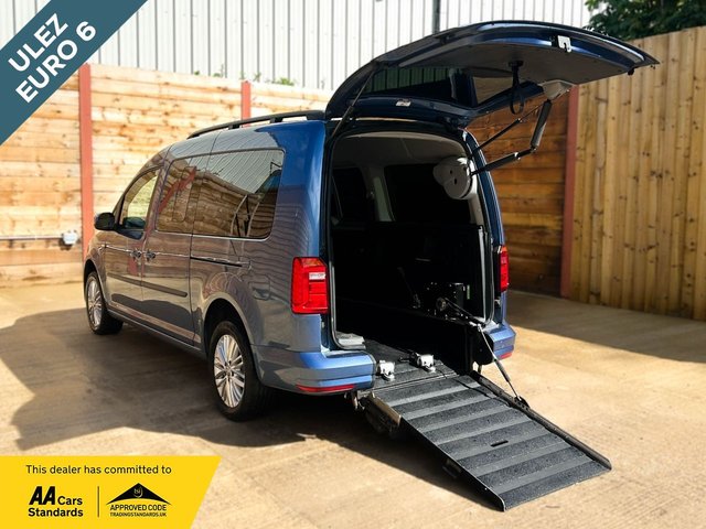 View our Volkswagen Caddy Maxi Life 3 Seat Auto Wheelchair Accessible Disabled access Vehicle WAV