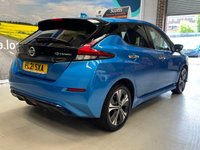 USED 2021 21 NISSAN LEAF 62kWh e+ N-Connecta Hatchback 5 door Electric Auto in Blue BLUETOOTH+HEATED SEATS+SENSORS