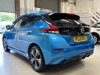 USED 2021 21 NISSAN LEAF 62kWh e+ N-Connecta Hatchback 5 door Electric Auto in Blue BLUETOOTH+HEATED SEATS+SENSORS