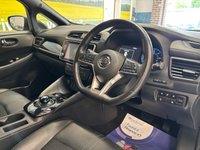 USED 2021 21 NISSAN LEAF 62kWh e+ N-Connecta Hatchback 5 door Electric Auto in Blue BLUETOOTH+HEATED SEATS+SENSORS
