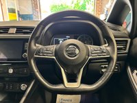 USED 2021 21 NISSAN LEAF 62kWh e+ N-Connecta Hatchback 5 door Electric Auto in Blue BLUETOOTH+HEATED SEATS+SENSORS