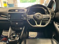 USED 2021 21 NISSAN LEAF 62kWh e+ N-Connecta Hatchback 5 door Electric Auto in Blue BLUETOOTH+HEATED SEATS+SENSORS
