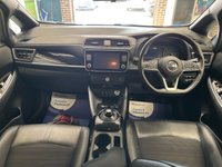 USED 2021 21 NISSAN LEAF 62kWh e+ N-Connecta Hatchback 5 door Electric Auto in Blue BLUETOOTH+HEATED SEATS+SENSORS