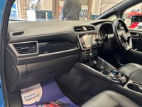 USED 2021 21 NISSAN LEAF 62kWh e+ N-Connecta Hatchback 5 door Electric Auto in Blue BLUETOOTH+HEATED SEATS+SENSORS