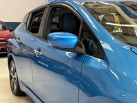 USED 2021 21 NISSAN LEAF 62kWh e+ N-Connecta Hatchback 5 door Electric Auto in Blue BLUETOOTH+HEATED SEATS+SENSORS