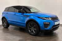 USED 2018 68 LAND ROVER RANGE ROVER EVOQUE 2.0 TD4 Landmark SUV 5dr Diesel Auto 4WD Euro 6 (s/s) (180 ps) Special Moraine Blue , Full Ebony Leather