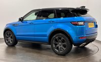 USED 2018 68 LAND ROVER RANGE ROVER EVOQUE 2.0 TD4 Landmark SUV 5dr Diesel Auto 4WD Euro 6 (s/s) (180 ps) Special Moraine Blue , Full Ebony Leather
