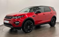 USED 2016 66 LAND ROVER DISCOVERY SPORT 2.0 TD4 HSE Black SUV 5dr Diesel Auto 4WD Euro 6 (s/s) (180 ps) Hosting a very generous specification, 7 Seater, Firenze red, Ebony full leather interior, Panoramic glass roof, 20" High gloss alloy wheels, 8 - way electric front seats , Heated front seats, Privacy glass