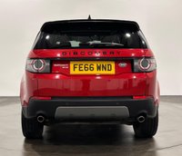 USED 2016 66 LAND ROVER DISCOVERY SPORT 2.0 TD4 HSE Black SUV 5dr Diesel Auto 4WD Euro 6 (s/s) (180 ps) Hosting a very generous specification, 7 Seater, Firenze red, Ebony full leather interior, Panoramic glass roof, 20" High gloss alloy wheels, 8 - way electric front seats , Heated front seats, Privacy glass