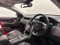 USED 2016 66 LAND ROVER DISCOVERY SPORT 2.0 TD4 HSE Black SUV 5dr Diesel Auto 4WD Euro 6 (s/s) (180 ps) Hosting a very generous specification, 7 Seater, Firenze red, Ebony full leather interior, Panoramic glass roof, 20" High gloss alloy wheels, 8 - way electric front seats , Heated front seats, Privacy glass
