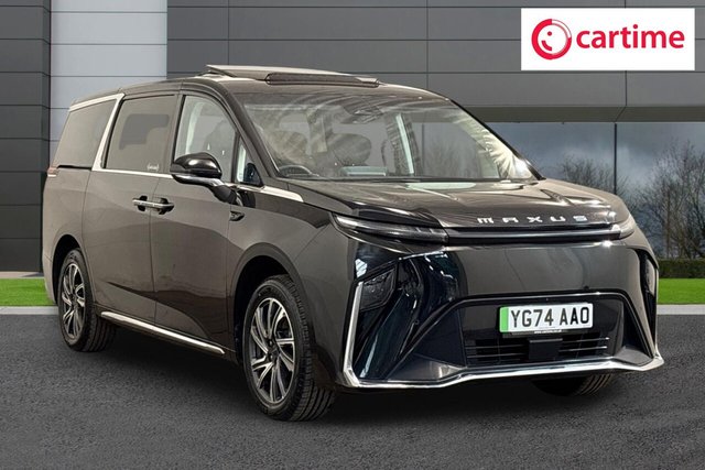 View our Maxus Mifa 9 90kWh Luxury MPV 5dr Electric Auto (244 ps) Sunroof, 360 Degree Camera, Display Screen, 19in Alloys, Power Foldable Door Mirrors