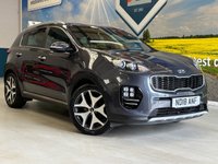 USED 2018 18 KIA SPORTAGE 1.6 T-GDi GT-Line S SUV 5 door Petrol DCT AWD Euro 6 in Silver +HEATED LEATHER+REVERSE CAM+SENSORS