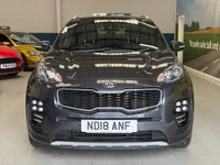 USED 2018 18 KIA SPORTAGE 1.6 T-GDi GT-Line S SUV 5 door Petrol DCT AWD Euro 6 in Silver +HEATED LEATHER+REVERSE CAM+SENSORS