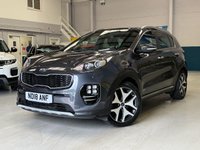 USED 2018 18 KIA SPORTAGE 1.6 T-GDi GT-Line S SUV 5 door Petrol DCT AWD Euro 6 in Silver +HEATED LEATHER+REVERSE CAM+SENSORS