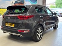USED 2018 18 KIA SPORTAGE 1.6 T-GDi GT-Line S SUV 5 door Petrol DCT AWD Euro 6 in Silver +HEATED LEATHER+REVERSE CAM+SENSORS