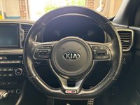USED 2018 18 KIA SPORTAGE 1.6 T-GDi GT-Line S SUV 5 door Petrol DCT AWD Euro 6 in Silver +HEATED LEATHER+REVERSE CAM+SENSORS