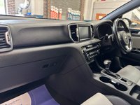 USED 2018 18 KIA SPORTAGE 1.6 T-GDi GT-Line S SUV 5 door Petrol DCT AWD Euro 6 in Silver +HEATED LEATHER+REVERSE CAM+SENSORS