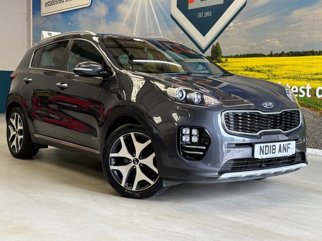 View our Kia Sportage 1.6 T-GDi GT-Line S SUV 5 door Petrol DCT AWD Euro 6 in Silver