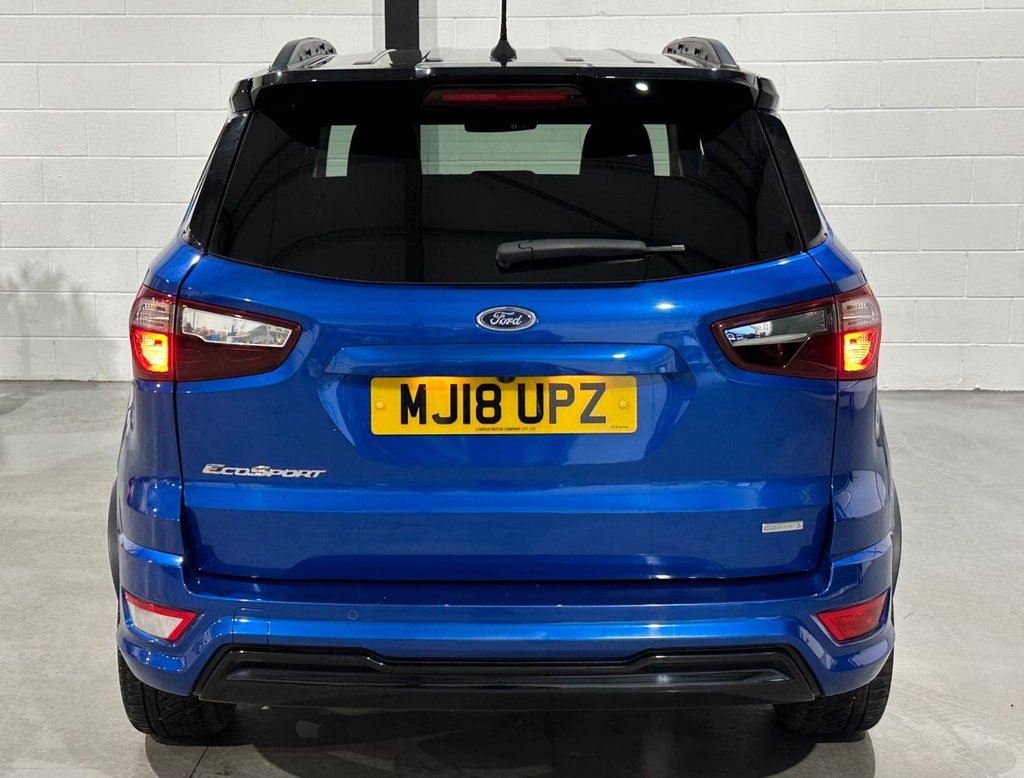 USED 2018 18 FORD ECOSPORT 1.0T EcoBoost ST-Line SUV 5dr Petrol Manual Euro 6 (s/s) (125 ps) 