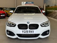USED 2019 19 BMW 1 SERIES 2.0 118d M Sport Shadow Edition Hatchback 5 door Diesel Manual Euro 6 in White BLUETOOTH+LEATHER SEATS+SENSORS