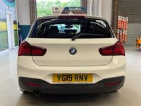 USED 2019 19 BMW 1 SERIES 2.0 118d M Sport Shadow Edition Hatchback 5 door Diesel Manual Euro 6 in White BLUETOOTH+LEATHER SEATS+SENSORS