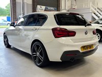 USED 2019 19 BMW 1 SERIES 2.0 118d M Sport Shadow Edition Hatchback 5 door Diesel Manual Euro 6 in White BLUETOOTH+LEATHER SEATS+SENSORS