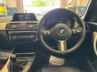 USED 2019 19 BMW 1 SERIES 2.0 118d M Sport Shadow Edition Hatchback 5 door Diesel Manual Euro 6 in White BLUETOOTH+LEATHER SEATS+SENSORS