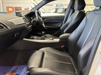 USED 2019 19 BMW 1 SERIES 2.0 118d M Sport Shadow Edition Hatchback 5 door Diesel Manual Euro 6 in White BLUETOOTH+LEATHER SEATS+SENSORS