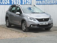 USED 2017 67 PEUGEOT 2008 1.6 BlueHDi Active SUV 5dr Diesel Manual Euro 6 (100 ps) CARPLAY, GREAT SERVICE HISTORY