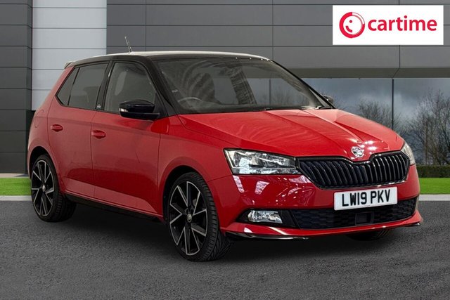 View our Skoda Fabia 1.0 TSI Monte Carlo Hatchback 5dr Petrol Manual Euro 6 (s/s) (95 ps) Acoustic Rear Parking Sensors, Smartlink Plus, 18In Alloys, Electrically Adjustable Door Mirrors, DAB Radio