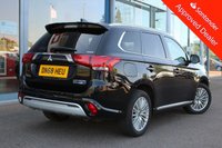 USED 2018 68 MITSUBISHI OUTLANDER 2.4h TwinMotor 13.8kWh 4h SUV 5dr Petrol Plug-in Hybrid CVT 4WD Euro 6 (s/s) (209 ps) - EURO 6 - ULEZ, APPLE/ANDROID CARPLAY, HTD/LEATHER,E/TAILGATE, 360 CAMERA, LEDS, 18" ALLOYS, CRUISE/BSA, DAB & BLUETOOTH