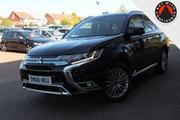 USED 2018 68 MITSUBISHI OUTLANDER 2.4h TwinMotor 13.8kWh 4h SUV 5dr Petrol Plug-in Hybrid CVT 4WD Euro 6 (s/s) (209 ps) - EURO 6 - ULEZ, APPLE/ANDROID CARPLAY, HTD/LEATHER,E/TAILGATE, 360 CAMERA, LEDS, 18" ALLOYS, CRUISE/BSA, DAB & BLUETOOTH