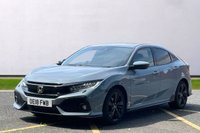 USED 2018 18 HONDA CIVIC 1.5 VTEC Turbo GPF Sport Hatchback 5dr Petrol Manual Euro 6 (s/s) (182 ps) SAT NAV/REVERSE CAM/APPLE+ANDROID