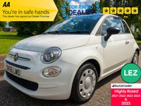USED 2015 65 FIAT 500 1.2 Pop Hatchback 3dr Petrol Manual Euro 6 (s/s) (69 bhp) &pound;20 Tax - Low Miles - F/S/H - LEZ