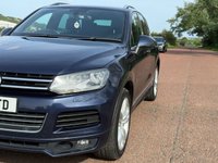 USED 2012 12 VOLKSWAGEN TOUAREG 3.0 TDI V6 BlueMotion Tech Altitude SUV 5dr Diesel Tiptronic 4WD Euro 5 (s/s) (245 ps) **REVERSE CAMERA**TOW BAR**CRUISE CONTROL**FULL LEATHER**