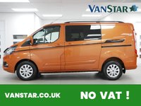 USED 2023 23 FORD TRANSIT CUSTOM 300 2.0 EBL 130 BHP SWB LIMITED AUTO CREWCAB 6 SEATER ( NO VAT ) JUST 3000 MILES | NO VAT TO PAY !