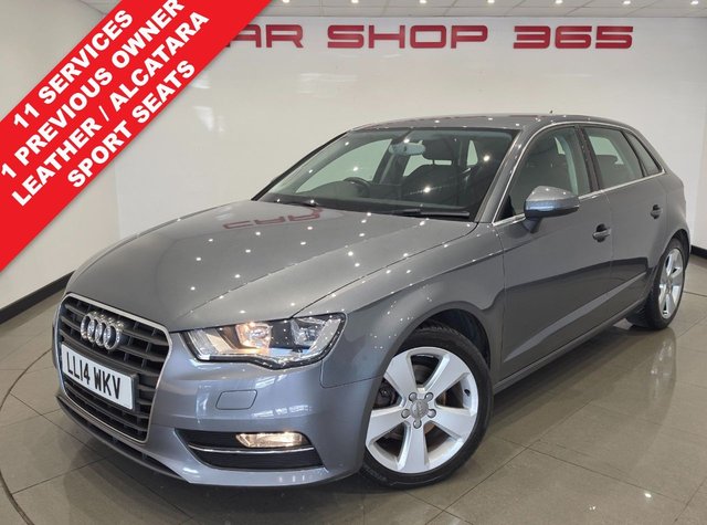 2014 AUDI A3 1.6 TDI Sport Sportback 5dr Diesel Manual Euro 5 (s/s) (105 ps) &pound;6250.00