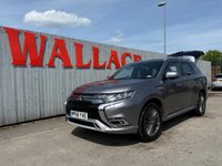 USED 2018 68 MITSUBISHI OUTLANDER 2.4h TwinMotor 13.8kWh 4h SUV 5dr Petrol Plug-in Hybrid CVT 4WD Euro 6 (s/s) (209 ps) Low Mileage, 4WD  Automatic, Hybrid