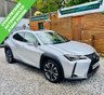 USED 2019 69 LEXUS UX 2.0 250h SUV 5dr Petrol Hybrid E-CVT E-FOUR Euro 6 (s/s) (184 ps) One owner from new with Full Lexus main dealer service history all done at Lexus Bolton. 5 services in total and only 15k miles. Sunroof with rich cream leather. Adaptive cruise control, with reverse camera. Also has the heads up display. Reverse camera. absolutely beautiful and faultless.
