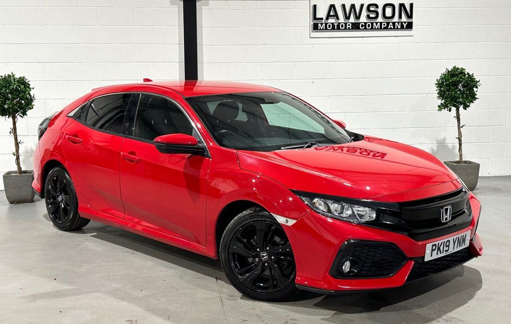 USED 2019 19 HONDA CIVIC 1.0 VTEC Turbo SR Hatchback 5dr Petrol CVT Euro 6 (s/s) (126 ps) 