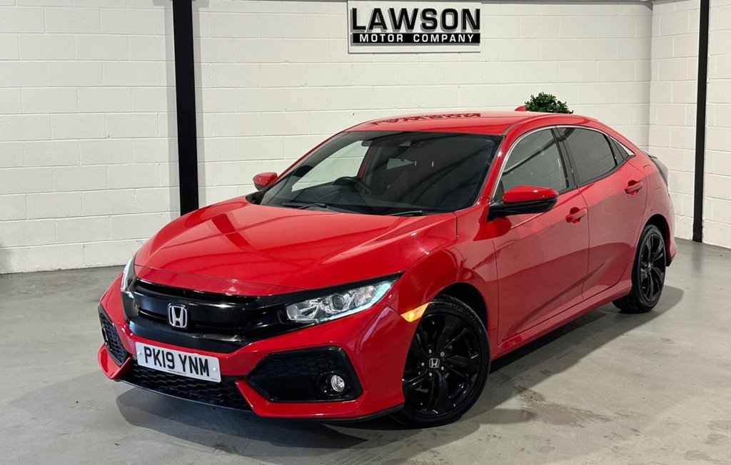 USED 2019 19 HONDA CIVIC 1.0 VTEC Turbo SR Hatchback 5dr Petrol CVT Euro 6 (s/s) (126 ps) 