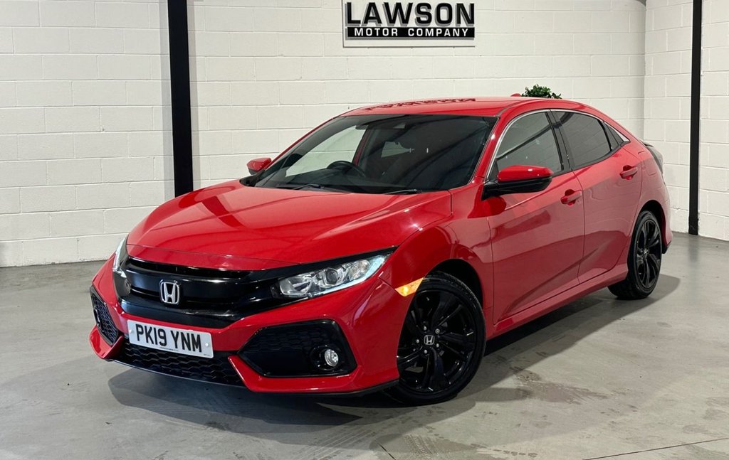 USED 2019 19 HONDA CIVIC 1.0 VTEC Turbo SR Hatchback 5dr Petrol CVT Euro 6 (s/s) (126 ps) 